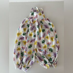 Stella McCartney Colorful Leaf Print Kids Romper